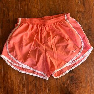 Peach colored Women’s Nike Dri-fit shorts